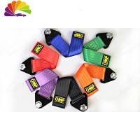 舒适主义汽车拖车绳拖车带改装个性牵引带包围前杠拖车带钩装饰牵引绳 OMP荧光绿