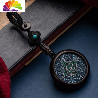 舒适主义刻字汽车钥匙扣男士创意个性定制钥匙挂件女可爱挂饰品挂绳链 万花筒手绘钥匙扣