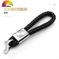 舒适主义适用于保时捷钥匙扣卡宴钥匙扣macan帕拉梅拉卡曼911皮车钥匙链 保时捷编织扣[黑色]单个汽车钥匙扣