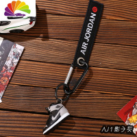舒适主义创意aj钥匙扣篮球鞋立体鞋模包包挂件手工汽车钥匙链男女生日 影子灰汽车钥匙扣