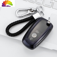 舒适主义专用福特福克斯蒙迪欧钥匙包套锐界18款翼博新福睿斯汽车钥匙扣壳 黑色标准款(升级全包款)