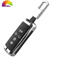 舒适主义广汽传祺gs4钥匙套gs3壳gs5扣gs3 ga6 gm8 传奇gs8汽车钥匙包2019 B款亮光银棱汽车钥匙扣