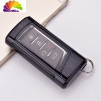 舒适主义广汽传祺GS4钥匙包套GA6/GS3/gs7/gs8/gs5汽车钥匙扣壳男女式 传祺全包软胶壳[金属黑]