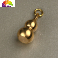 舒适主义铜葫芦小汽车钥匙扣挂件男士女款书包配饰吊坠个性定制刻字 空心+单个圈(不带刻字)