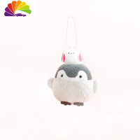 舒适主义正能量企鹅公仔卡通创意汽车钥匙扣情侣可爱书包背包挂件挂饰女 鸟头企鹅小(鸟可以拉震)