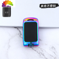 舒适主义适用2020款新马自达3昂克赛拉钥匙套次世代汽车包壳扣改装饰 智能三键[七彩色]单壳不带扣汽车钥匙扣