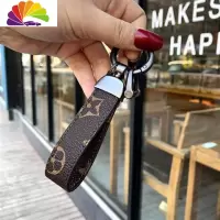 舒适主义欧美潮流钥匙扣创意个性小熊皮质钥匙扣汽车钥匙链男女情侣包挂件 棕绳枪黑扣汽车钥匙扣