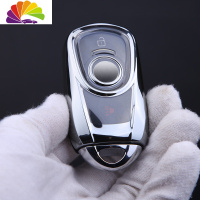 舒适主义适用于别克昂科威钥匙套新君越君威GL6/GL8汽车钥匙包壳扣18/19款 别克智能流光银[壳]汽车钥匙扣