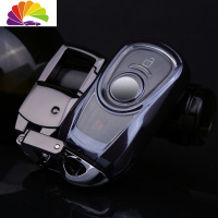 舒适主义适用于别克昂科威钥匙套新君越君威GL6/GL8汽车钥匙包壳扣18/19款 别克智能紫黑[壳+黑色扣]汽车钥匙扣