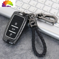 舒适主义长安cs75逸动cs35悦翔v7 cs55汽车钥匙套包欧尚二代致尚xt包扣壳 长安智能[金刚碳纤黑]配汽车钥匙扣