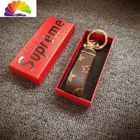 欧美潮流钥匙扣个性小熊皮质钥匙扣创意汽车钥匙包包挂件男女情侣 皮革钥匙圈(金色铁环)舒适主义汽车钥匙扣