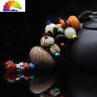 舒适主义汽车钥匙挂件饰品男生日菩提子包包创意钥匙扣情侣挂饰圈链 金丝果款-菩提钥匙扣汽车钥匙扣