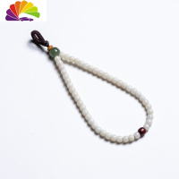 星月菩提钥匙扣男汽车钥匙挂件圈女橄榄核手机链个性创意礼品 钥匙扣[白玉菩提]手腕款舒适主义汽车钥匙扣