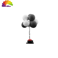 舒适主义汽车个性可爱美少女摆件创意中控台装饰车载雪乃手办车内男女饰品 灰白气球摆件