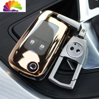 舒适主义雪佛兰2019款新科鲁泽钥匙包专用19款科鲁泽汽车钥匙扣遥控套男女 土豪金+扣/SDS/雪佛兰