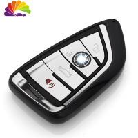 舒适主义2019款宝马新5系530LeIX5X6X1X2X3X4 7系1系汽车钥匙包刀锋套壳扣 刀锋版黑色汽车钥匙扣