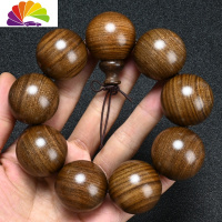 舒适主义正宗金丝檀大佛珠后视镜挂件 车档把饰品车内摆件汽车挂件手串 30mm×9颗