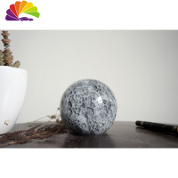 舒适主义汽车摆件抖音网红车内饰品玻璃宇宙月球ins创意北欧办公桌小清新 8cm夜光灰月球(简易包装)