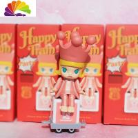 舒适主义小火车盲盒潮玩二次元手办公仔汽车饰品桌面摆件少女心娃娃 公主---粉