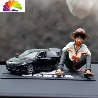 舒适主义本田雅阁车模型汽车摆件仿真合金车模汽车用品创意个性车载车内饰 雅阁[黑色]+路飞+本田垫