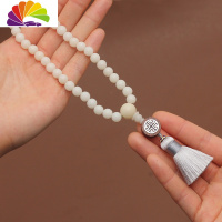 舒适主义车内饰品摆件车载香水汽车香盒摆件菩提流苏男女款女士男款木 白菩提佛珠