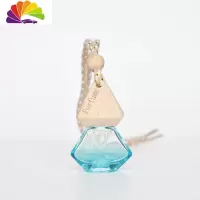舒适主义车载香水盒空散发器 汽车摆件创意个性潮男 多功能香水空瓶挂件 天蓝(空瓶)