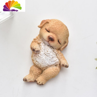 舒适主义卡通小狗狗摆件创意可爱北欧ins办公桌面家居汽车载内动物装饰品 金毛犬