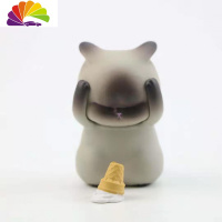 舒适主义网红猫咪汽车摆件可爱卡通公仔创意个性车载车内装饰品中控台摆件 咖色小猫(雪糕)