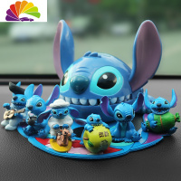 舒适主义星际宝贝史迪仔汽车摆件摇头公仔车内饰品咬手史迪仔创意汽车饰品 咬手史迪仔+苹果吉他6款+垫