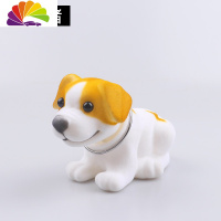舒适主义汽车内饰品摆件车载创意摇头狗狗个性可爱男女仪表台装饰用品 黄猪猪狗[升级版]