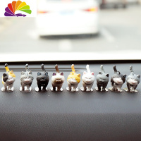 舒适主义可爱仿真小猫咪汽车摆件车内创意饰品个性车载中控台网红公仔摆件 9款小猫咪