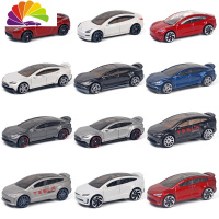舒适主义合金车模Model S/X/3/Roadster全套12款汽车摆件模型 特斯拉全套12款车模