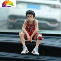舒适主义灌篮高手板凳樱木花道手办汽车摆件模型创意中控台男车内饰品 大号三井寿+胶贴(带椅子)