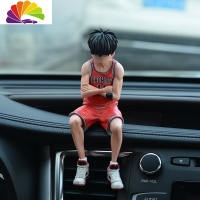 舒适主义灌篮高手板凳樱木花道手办汽车摆件模型创意中控台男车内饰品 大号流川枫+胶贴(带椅子)