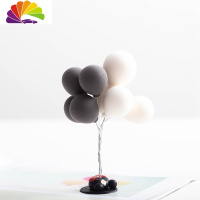 舒适主义汽车摆件告白气球车载香水摆件可爱创意中控台摆件漂亮车载装饰品 告白气球-灰白