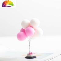 舒适主义汽车摆件告白气球车载香水摆件可爱创意中控台摆件漂亮车载装饰品 告白气球-粉白