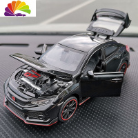 舒适主义金属ae86汽车摆件头文字D潮牌网红男生车模型车载饰品沸石香薰 TYPER思域黑[耐热增强版]*收藏店铺送大垫