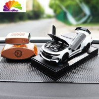 舒适主义大蜂合金车汽车摆件仿真车载内饰车内装饰品仪表台创意金属车模 大黄蜂-白款[+古龙香水+大号防滑垫]