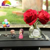 舒适主义汽车摆件彩色可爱告白气球漂亮车摆浪漫个性花朵车载内饰情侣 彩球+求婚+大红玫瑰+大雏菊垫