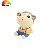 舒适主义车内饰品摆件汽车创意可爱仰望天空小公仔车载个性漂亮装饰女 小猴老师