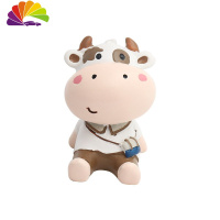 舒适主义车内饰品摆件汽车创意可爱仰望天空小公仔车载个性漂亮装饰女 牛同学