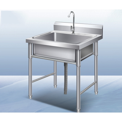 家用不锈钢水槽单双三槽带支架厨房洗菜盆洗手盆洗碗池水池商用