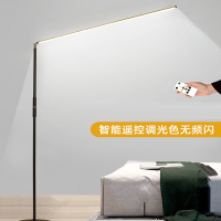 如华福禄 落地灯客厅卧室床头立式台灯落地阅读灯钢琴美睫灯可伸缩