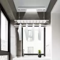 如华福禄小尺寸电动晾衣架升降阳台侧装自动遥控伸缩凉晒衣机杆智能声控