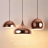 邦可臣北欧餐厅吊灯现代简约创意个性玫瑰金轻奢灯具咖啡厅奶茶店吧台灯