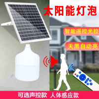 太阳能灯泡家用室内照明灯人体感应声控雷达楼梯灯过道厕所庭院灯