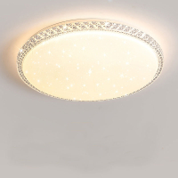 如华福禄水晶客厅灯简约现代大气卧室主灯大灯具 吸顶灯