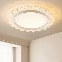 如华福禄主卧室吸顶灯现代轻奢卧室房间圆灯极简智能书房高端灯具