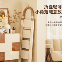 如华福禄牛奶巧克力梯子家用折叠梯加厚人字梯小型轻便伸缩乔迁楼梯爬梯凳