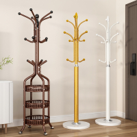 如华福禄简约衣帽架落地卧室挂衣架立式衣服架子客厅挂包架家用晾衣架